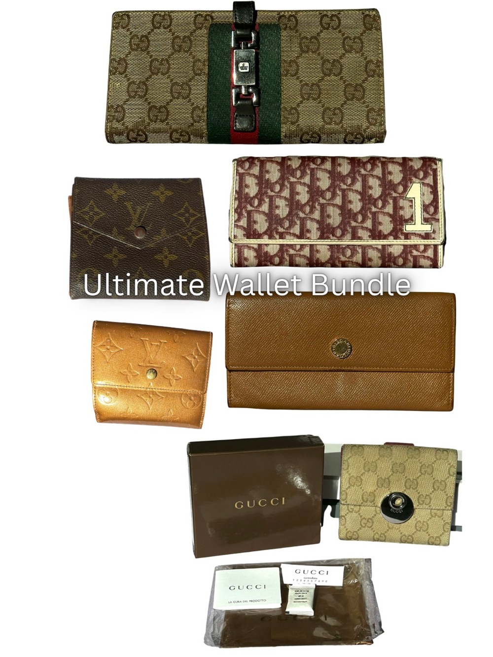 Gucci, Louis, Dior, Bvlgari